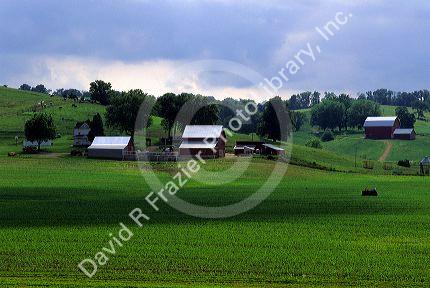 Iowa Farm scene.