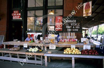 The Old Market District of Omaha, Nebraska.