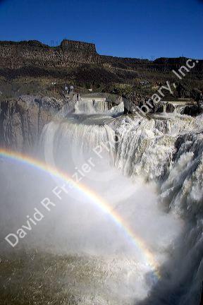 Shoshone Falls on the Snake River in Twin Falls, Idaho.