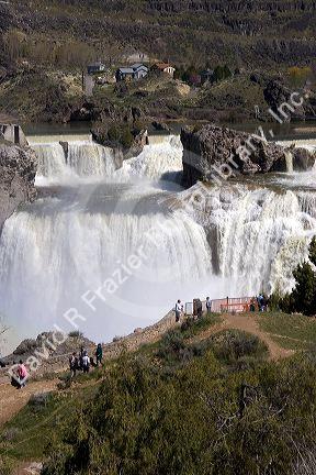 Shoshone Falls on the Snake River in Twin Falls, Idaho.