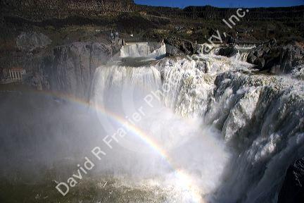 Shoshone Falls on the Snake River in Twin Falls, Idaho.