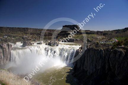 Shoshone Falls on the Snake River in Twin Falls, Idaho.