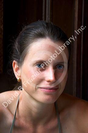 Portrait of a german woman.