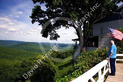 A view of Saddle Canyon off US-71 north of Ft. Smith, Arkansas.