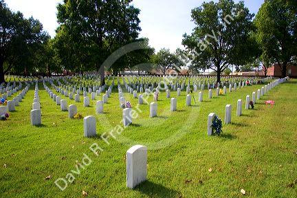 National Cemetery at Ft. Smith, Arkansas.