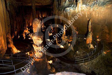 Blanchard Springs Caverns near Mountain View, Arkansas.