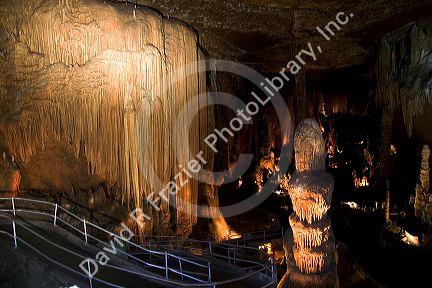 Blanchard Springs Caverns near Mountain View, Arkansas.