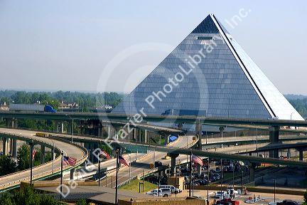 The Pyramid Arena in Memphis, Tennessee.