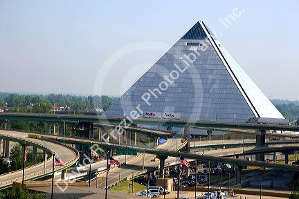 The Pyramid Arena in Memphis, Tennessee.
