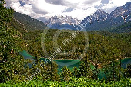 Alpine lake in the Austrian Alps, Austria.