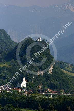 Mountain scene near Walenstadt, Switzerland.