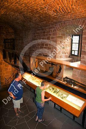 Koenigsbourg Castle interior in Eastern France.