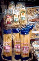 Pasta on sale at market in Italy.
