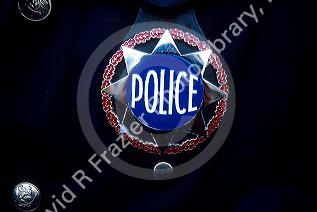 French police officer's badge.