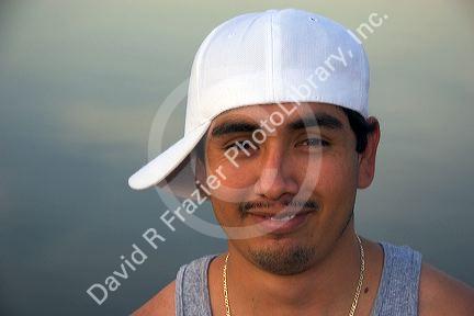 Portrait of a Mexican male.