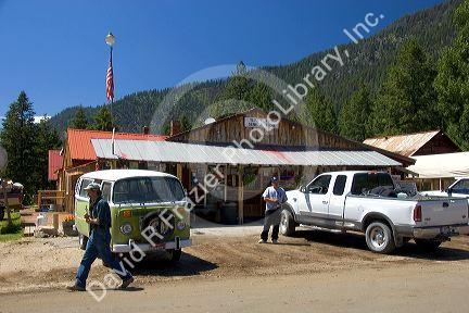 General store in the small town of Yellow Pine, Idaho.