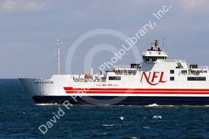 Ferry boat between Prince Edward Island and Nova Scotia, Canada.