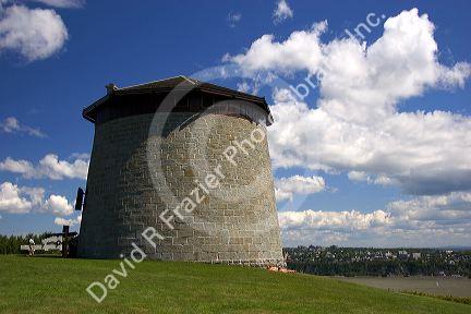 The Martello Tower part of the Citadel Fort at Quebec City, Quebec, Canada.