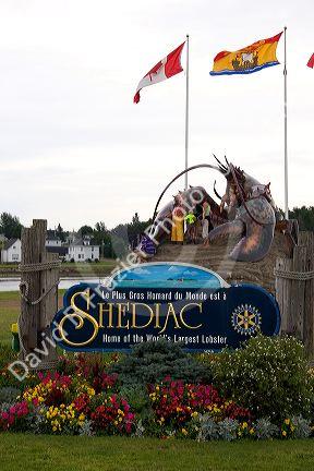 Shediac, home of the world's largest lobster, New Brunswick, Canada.