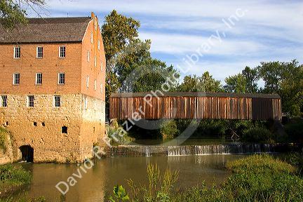 Burfordville Grist Mill in Burfordville, Missouri.