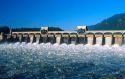Bonneville Dam, Columbia River, Oregon.