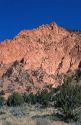 Red sandstone montain near Cedar City, Utah.