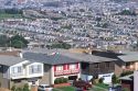 Housing in Daly City, California outside San Francisco.