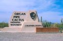 Entrance to Organ Pipe National Monument, Arizona.