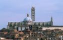 The Duomo dominates the town of Siena, Italy.