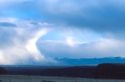 Spring rain storm over the eastern Oregon desert.