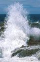 Waves crashing on the rocky Oregon Coast.