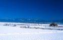 Cabarton Ranch in Valley County Idaho during winter.