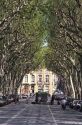 A street scene in Aix en Provence, France.