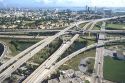 I-95 freeway system in Miami, Florida.