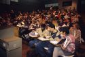 A lecture hall filled with students at Boise State University in Boise, Idaho.