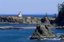 Cape Arago Lighthouse on the Oregon Coast.