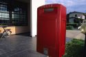 An Italian red mailbox.