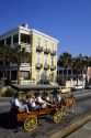 A horse and carriage ride through historic Charleston, South Carolina.