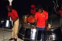 A steel drum band plays in the U.S. Virgin Islands.