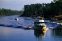 Boats on the intracoastal waterway near Myrtle Beach, South Carolina.