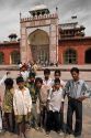 Teenage Indian boys in Agra, India.