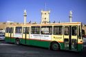 Public transportation bus in Cadiz, Spain.