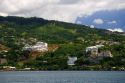 The city of Papeete on the island of Tahiti.
