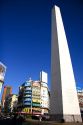 The Oblisk in Plaza de la Republica in Buenos Aires, Argentina.