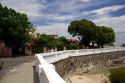 Promenade along the waterfront in Colonia, Uraguay.