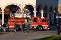 Fire truck at Venice Beach in Los Angeles, California.