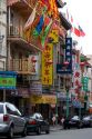 Street scene in Chinatown, San Francisco, California.