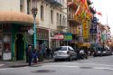 Grant Street scene in Chinatown, San Francisco, California.