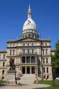 The capitol building in Lansing, Michigan.