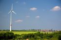 Electricity wind generator in northwest Germany.